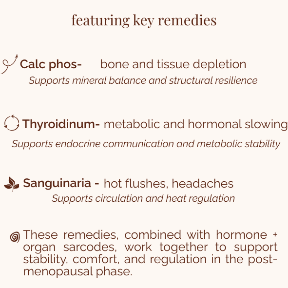 Hormone Support- Menopause
